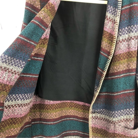 Vintage David Paul New York southwest Aztec print blazer jacket size medium - Picture 4 of 9